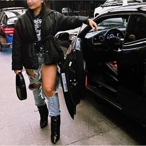 SOLD🛍️ Black Faux Reptile Print Mini Bag